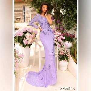 Amarra Elegant Lilac Evening Gown
